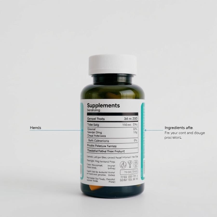 Supplements product listing visual for Amazon